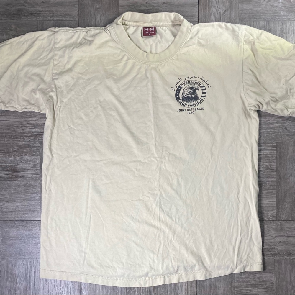 Operation Iraqi Freedom Joint Base Balad Iraq Military T-Shirt Adult Size M *